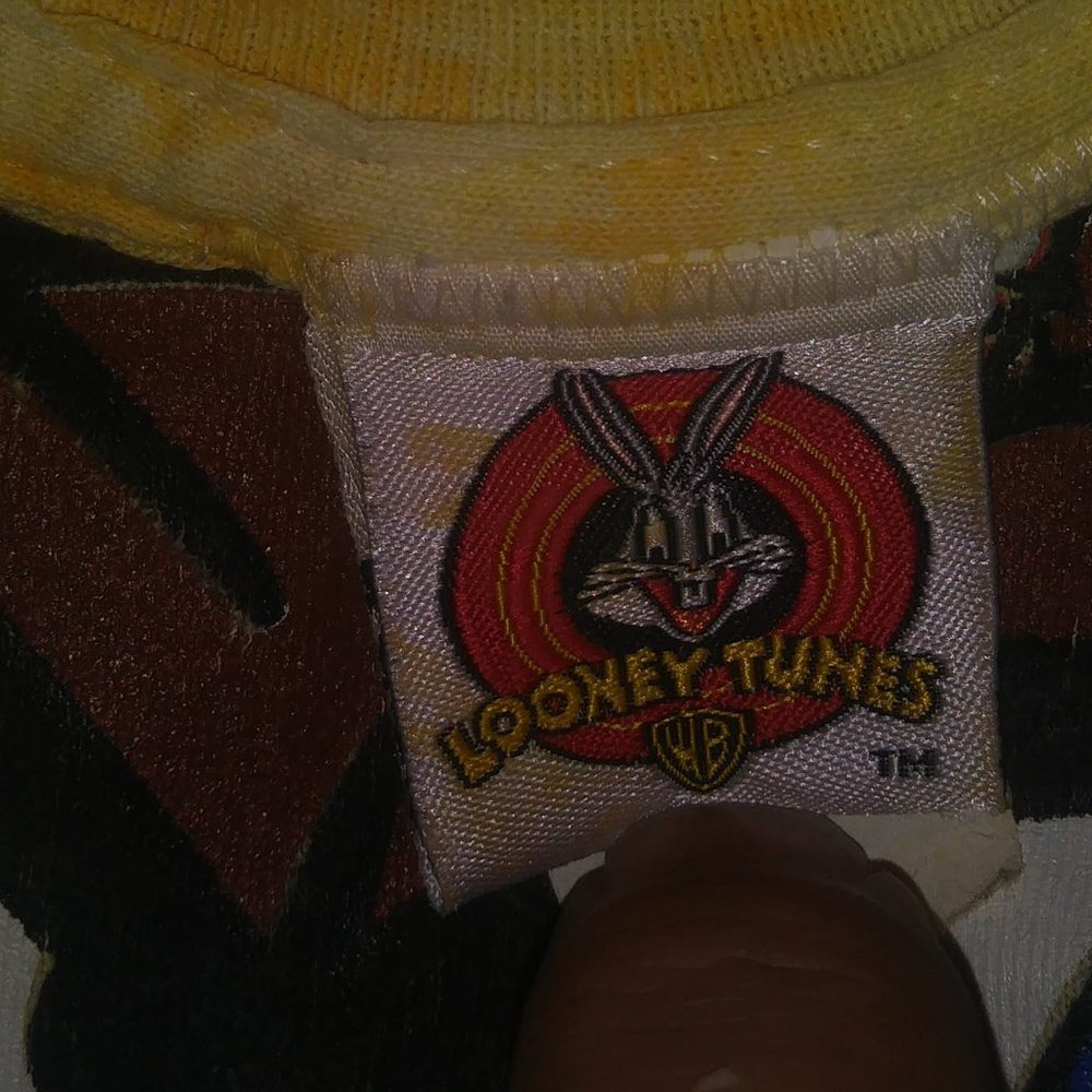 Vintage 1996 Warner Bro's Looney Tunes Taz Short Sleeve Tee. XL Freeze. - Picture 3 of 4